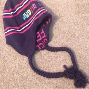 Justin Bieber Reversible Winter Trapper Beanie